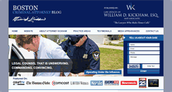 Desktop Screenshot of bostoncriminalattorneyblog.com